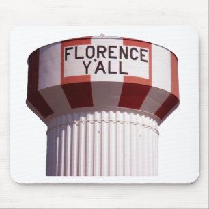 Florence Y'all Water Tower Mousepad