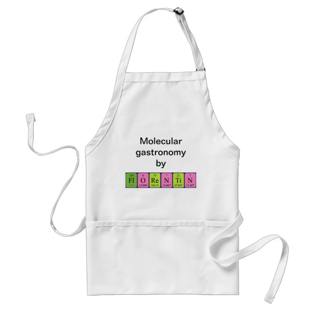 Florentin periodic table name apron (Front)