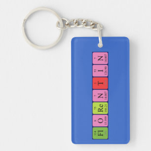 Florentin periodic table name keyring