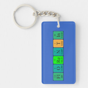 Florentin periodic table name keyring