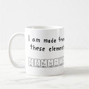 Florentin periodic table name mug