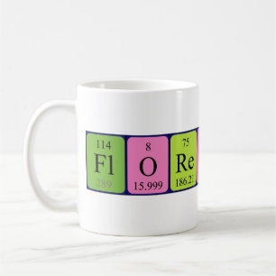 Florentin periodic table name mug