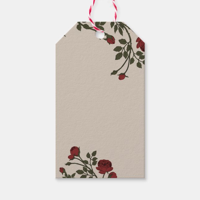 Florentina Rose Gift Tags (Front)