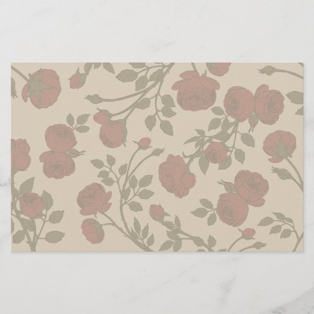 Florentina Rose Stationery (Front)