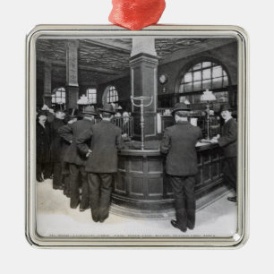 Florentine Bank Metal Ornament