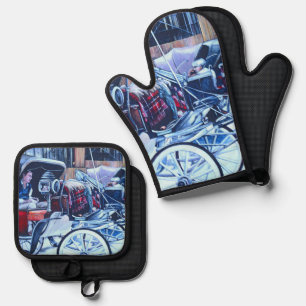 Florentine Charm Oven Mitt & Pot Holder Set