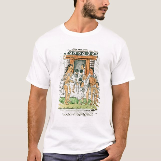 Florentine Codex' by Bernardino de Sahagun T-Shirt (Front)