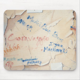 Florentine Graffiti Mouse Pad