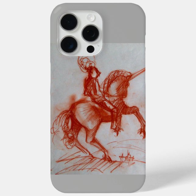 FLORENTINE  KNIGHT ON HORSEBACK Case-Mate iPhone CASE (Back)