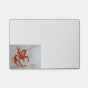 FLORENTINE KNIGHT ON HORSEBACK POST-IT NOTES