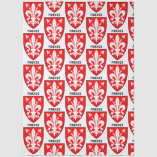 Florentine Lily Coat of Arms Fine Art Tissue Paper