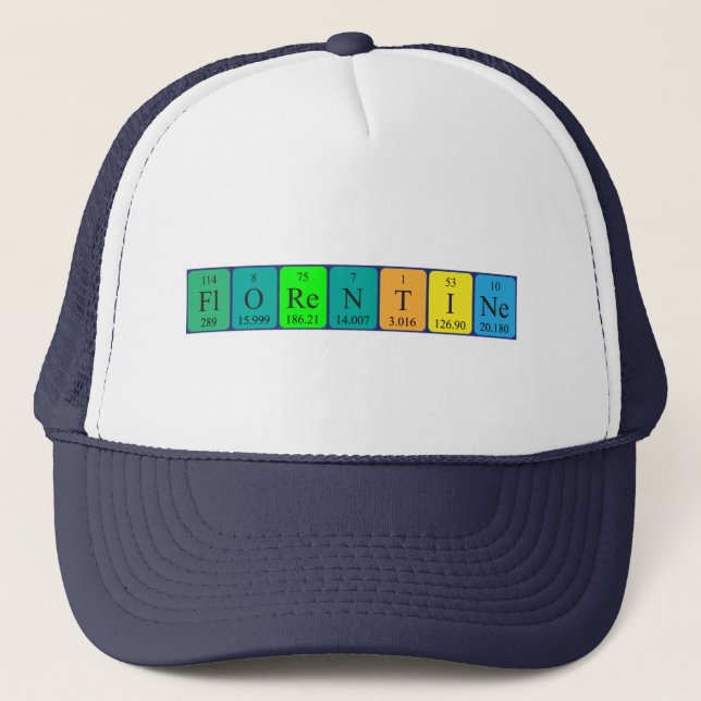 Florentine periodic table name hat (Front)