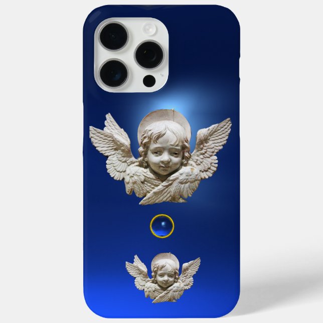 FLORENTINE RENAISSANCE ANGEL Blue Gemstone Case-Mate iPhone Case (Back)