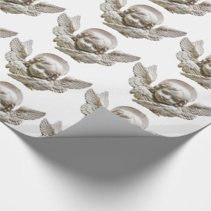 FLORENTINE RENAISSANCE ANGEL White Wrapping Paper