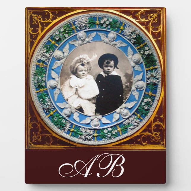 FLORENTINE RENAISSANCE ANGELS Photo Template Plaque (Front)