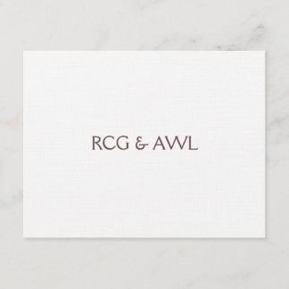 Florentine :: Rose Taupe :: Response Card