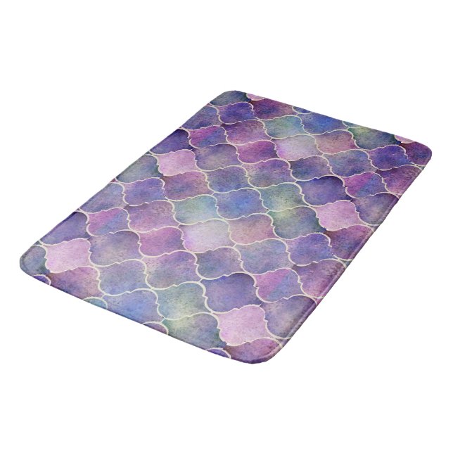 Florentine Tiles Bath Mat (Angled)