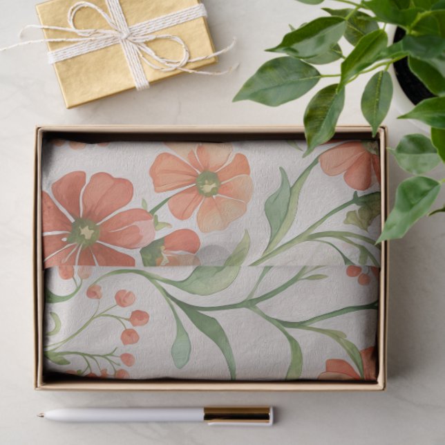 Flores 3 tissue paper (Gift)