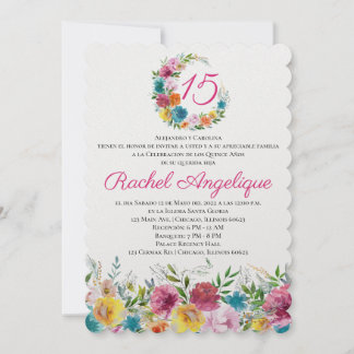 Flores de Mayo Invitation