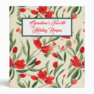 Flores de Noël 3 Classeur de ceinture