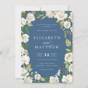 Flores de printemps  Faire-part de mariage
