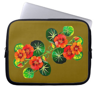 Flores do Brasil capuchinha collection, Laptop Sleeve
