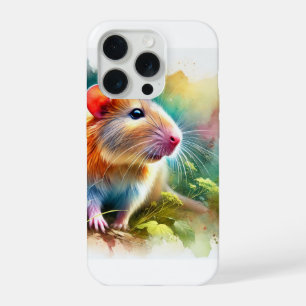 Flores Giant Rat 170924AREF116 - Watercolor iPhone 15 Pro Case