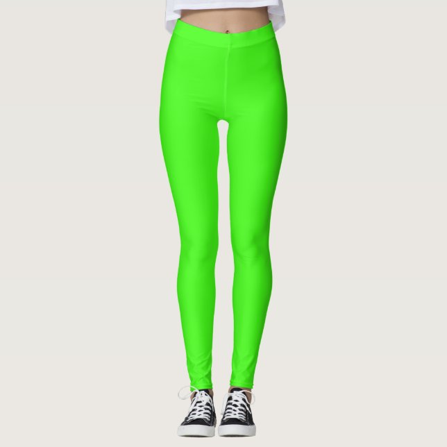 Florescent green leggings (Front)