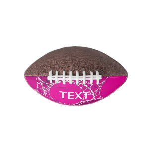 Florescent Pink Bling Football