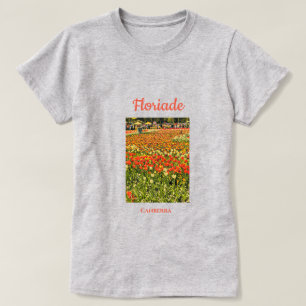 Floriade Canberra flower festival travel art T-Shirt