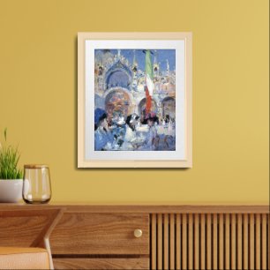 Florian’s Café, Venice Francis Cadell Poster