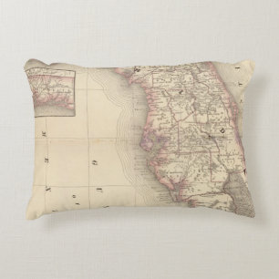 Florida 10 decorative pillow