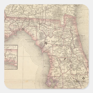 Florida 10 square sticker