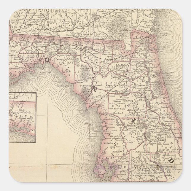 Florida 10 square sticker (Front)