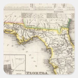 Florida 14 square sticker