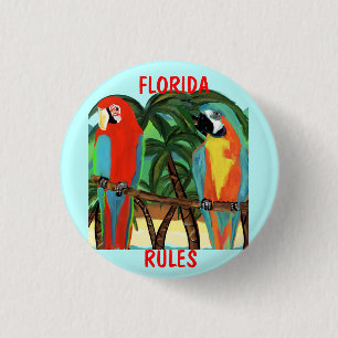 FLORIDA 1 INCH ROUND BUTTON