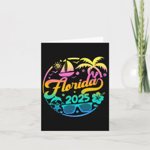 Florida 2025 Family Vacation Beach Matching Group Card