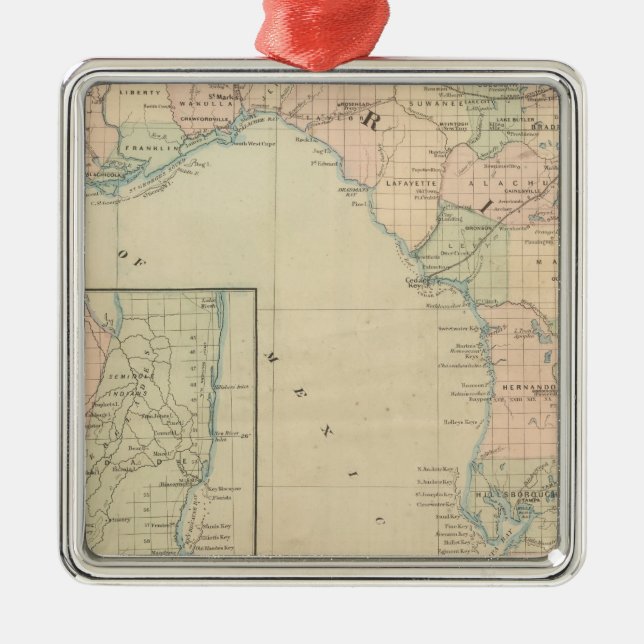 Florida 2 metal ornament (Front)