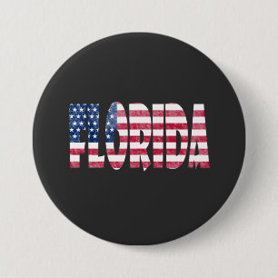 Florida 3 Inch Round Button
