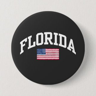 Florida 3 Inch Round Button