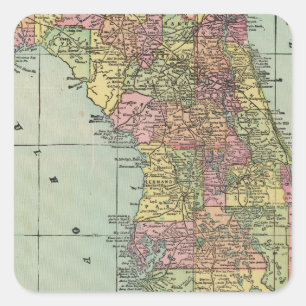 Florida 5 square sticker