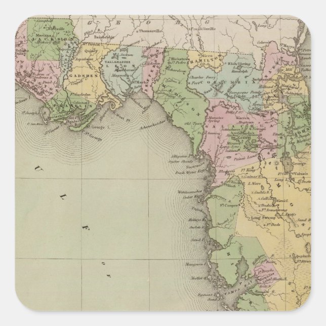 Florida 7 square sticker (Front)