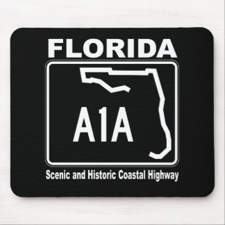 Florida A1A Scenic and Historic Coastal Highway Mouse Pad