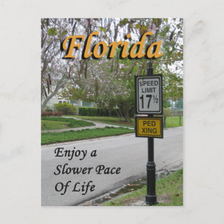 Florida: a Slower Pace Postcard