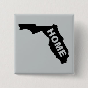Florida Accueil Bouton Badge Sunshine State