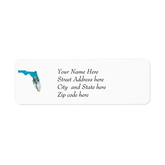 FLORIDA Accueil Plage Océan Palmier Rempli (Devant)