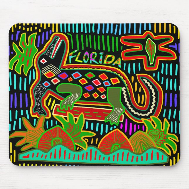 Florida Alligator - Hurrican Critters Mouse Pad (Front)