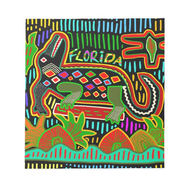 Florida Alligator - Hurrican Critters Notepad (Front)