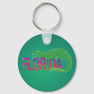 Florida Alligator Keychain