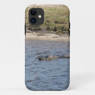 Florida Alligator Swimming Nature Photography iPhone 11 Case